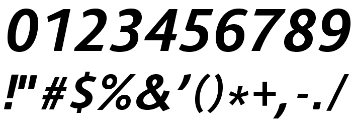 Route 159 Bold Italic Font OTHER CHARS