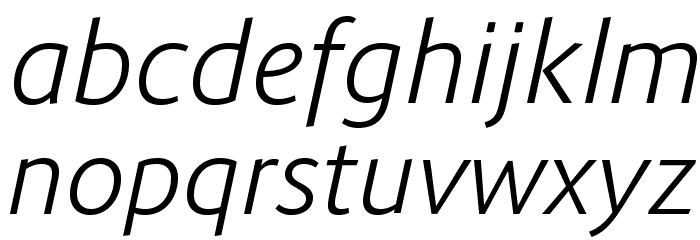 Route 159 Light Italic Font LOWERCASE