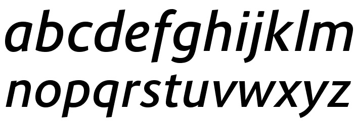 Route 159 SemiBold Italic Font LOWERCASE
