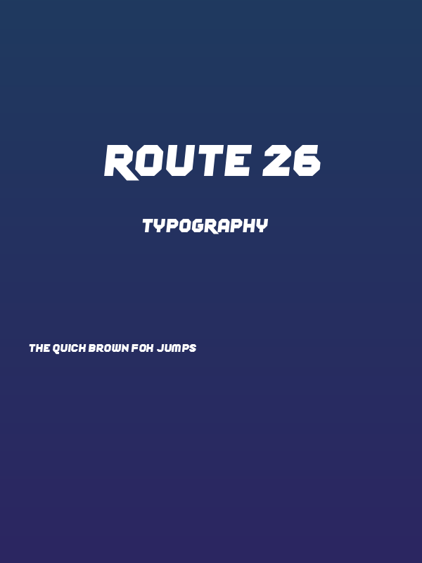Route 26 Poster