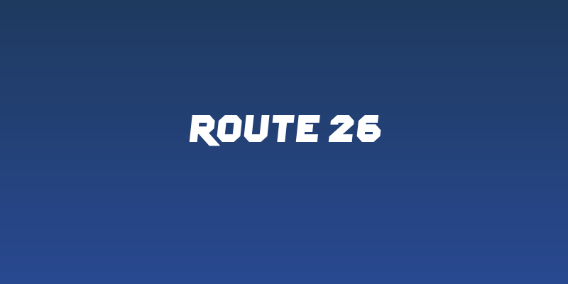 Route 26 Social Header