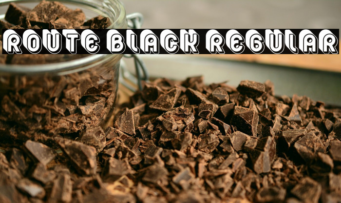 Route Black Regular Example 3