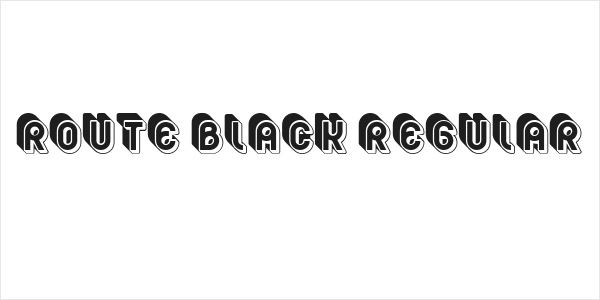 Route Black Regular Logo