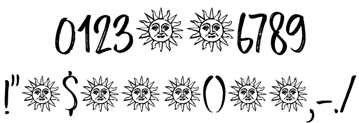 Route Du Soleil DEMO Regular Font OTHER CHARS