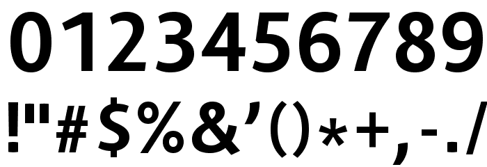 Route159-Bold Font OTHER CHARS