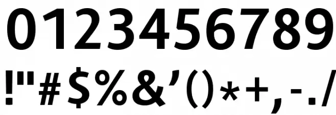 Route159-Bold Font OTHER CHARS