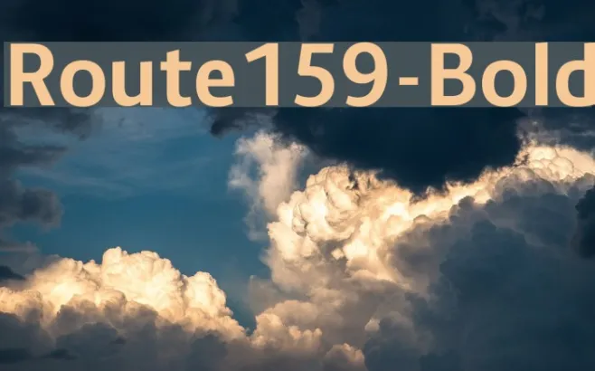 Route159-Bold Example 2