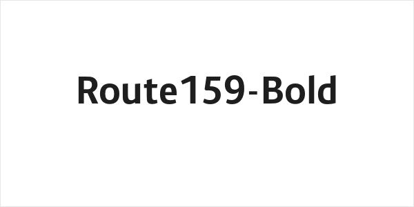 Route159-Bold Logo
