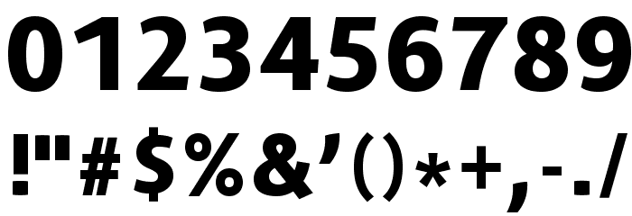 Route159-Heavy Font OTHER CHARS