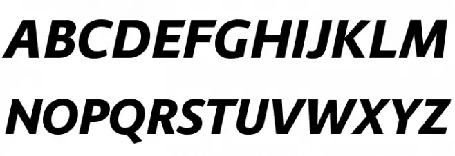 Route159-HeavyItalic Polices MAJUSCULES