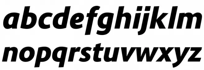 Route159-HeavyItalic फ़ॉन्ट लोअरकेस