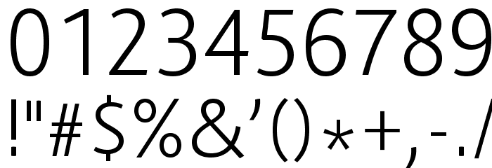 Route159-Light Font OTHER CHARS