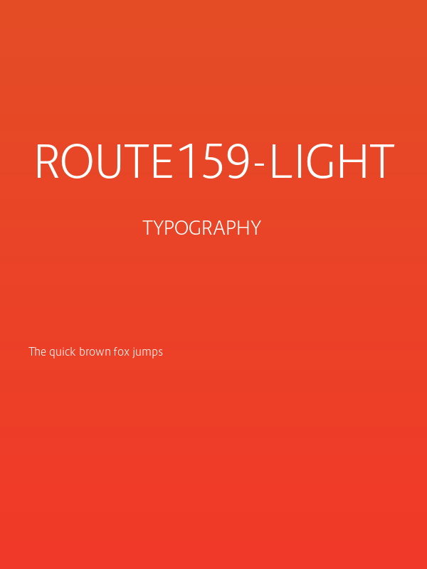Route159-Light Poster