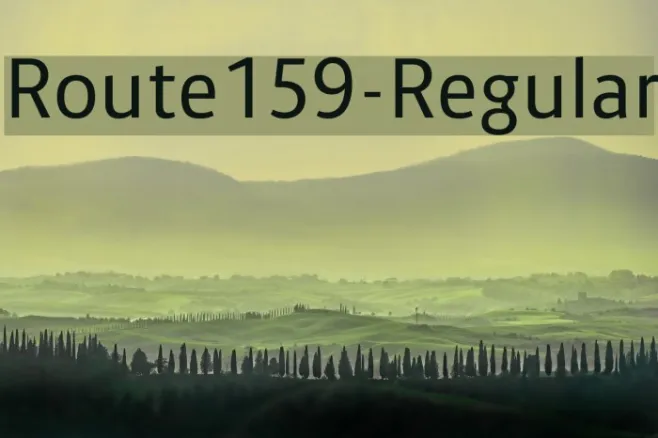 Route159-Regular Example 1