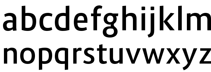 Route159-SemiBold Font LOWERCASE