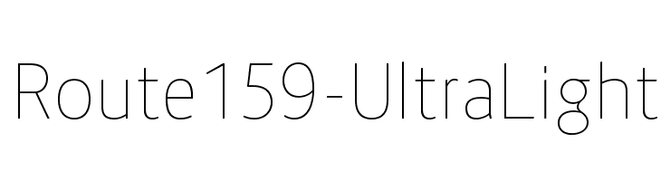 Route159-UltraLight  لخطوط تنزيل