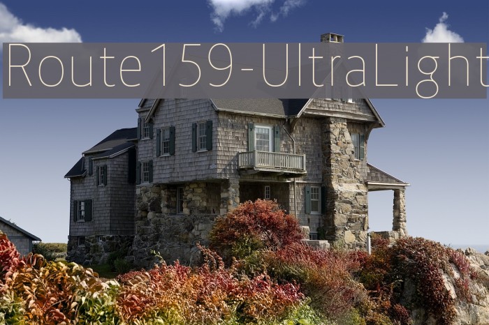 Route159-UltraLight Polices examples