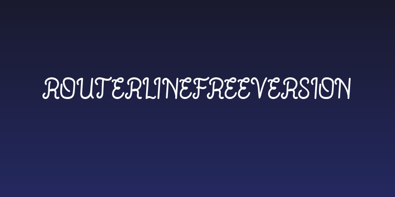 RouterlineFreeVersion Social Header