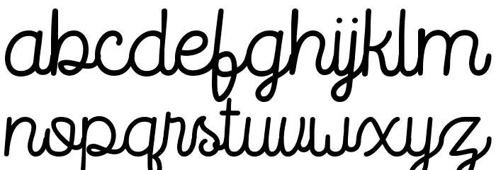 RouterlineFreeVersion Font LOWERCASE
