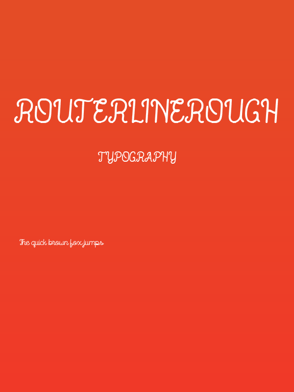 RouterlineRough Poster