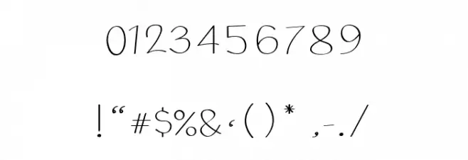 Routhem Regular Font OTHER CHARS