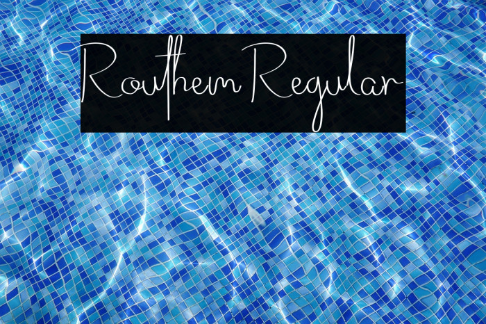 Routhem Regular Example 1