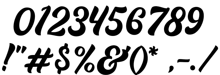 RouthersDEMO Font OTHER CHARS