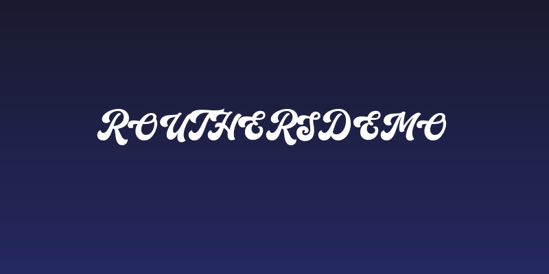 RouthersDEMO Social Header