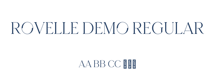 Rovelle Demo Regular Font Preview