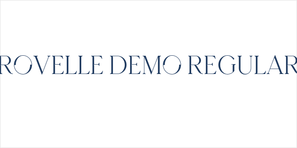 Rovelle Demo Regular Logo