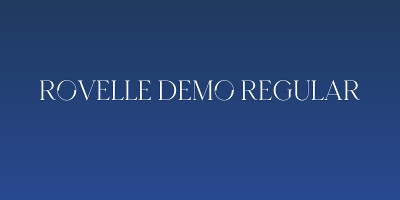 Rovelle Demo Regular Social Header