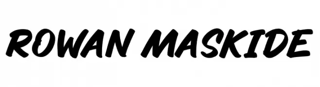 Rowan Maskide  baixar fontes gratis