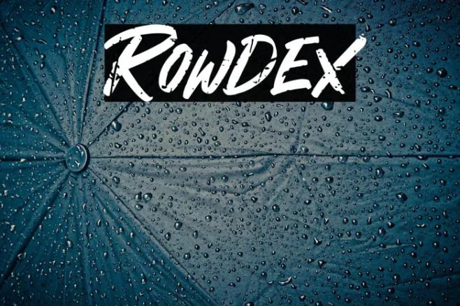 Rowdex Example 3