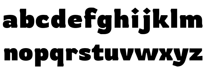 Rowdies Bold Font LOWERCASE
