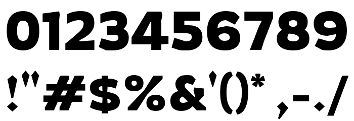 Rowdies Regular Font OTHER CHARS