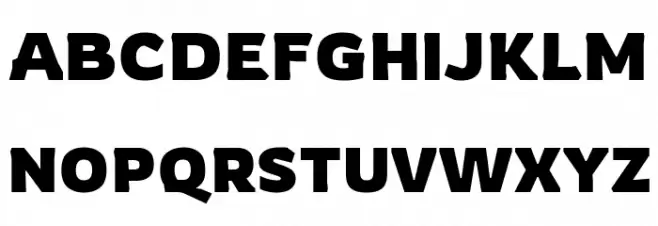Rowdy Bold Шрифта ВЕРХНИЙ