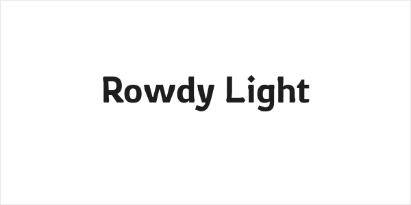 Rowdy Light Logo
