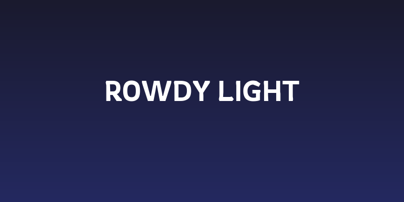 Rowdy Light Social Header