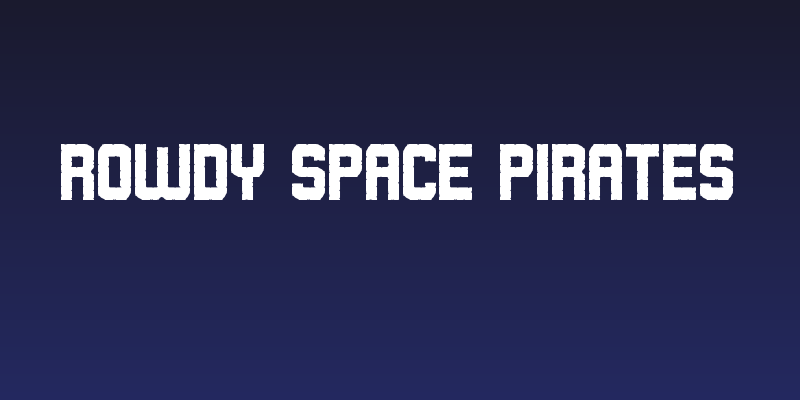 Rowdy Space Pirates Social Header
