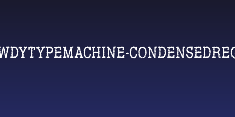 RowdyTypemachine-CondensedRegul Social Header