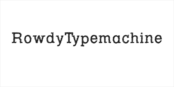 RowdyTypemachine Logo