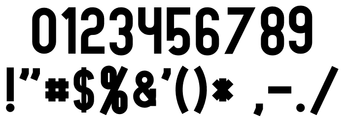 Rowland Bold Font OTHER CHARS
