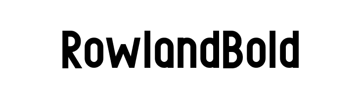 Rowland Bold  Free Fonts Download