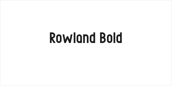 Rowland Bold Logo
