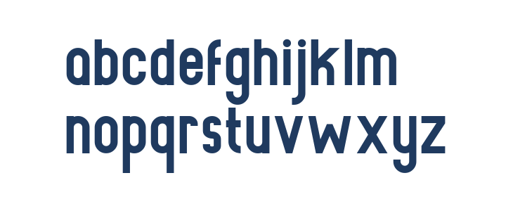 Rowland Bold Lowercase