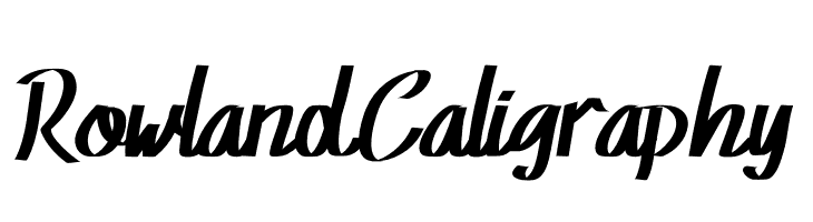 Rowland Caligraphy फ़ॉन्ट