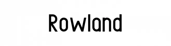 Rowland  Fuentes Gratis Descargar