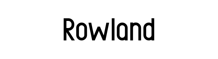 Rowland  免费字体下载