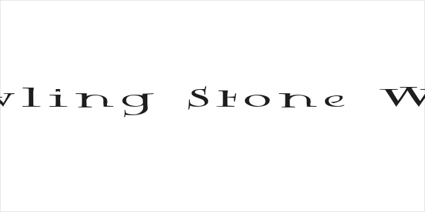Rowling Stone Wide Logo