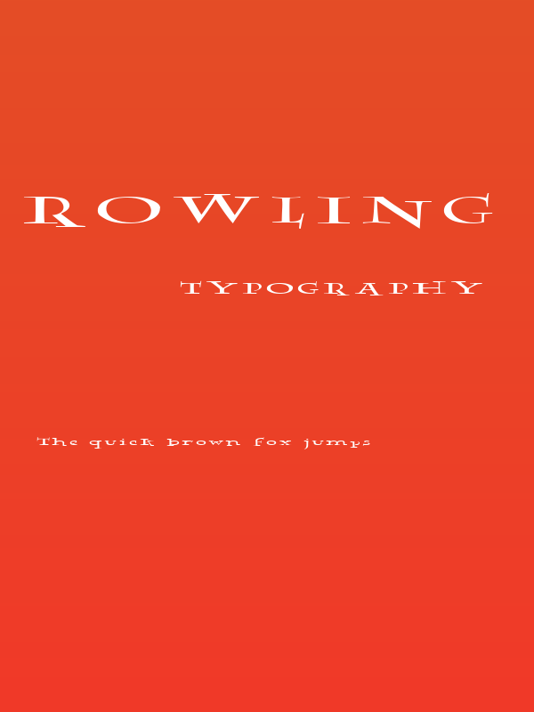 Rowling Stone Wide Poster